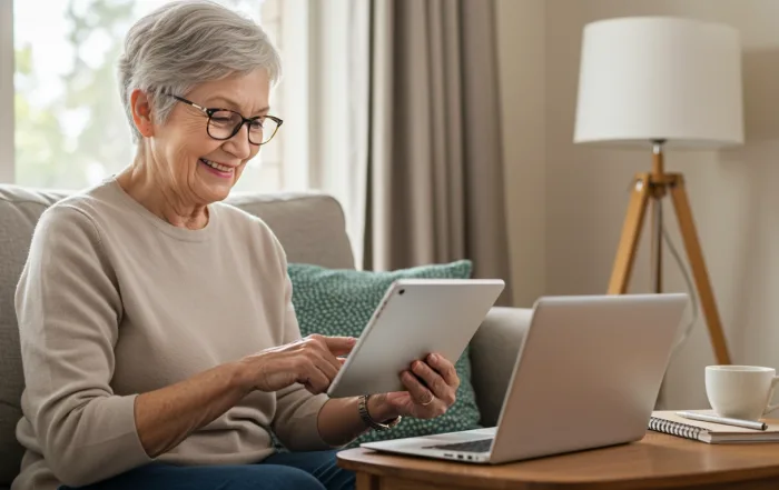 Senior Computer User