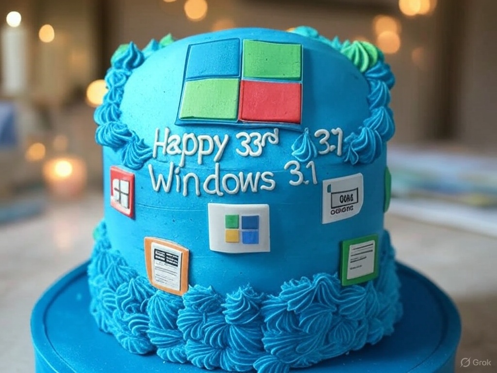 WindowsBirthdaycake